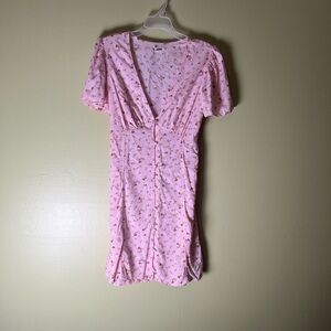 Billabong feminine Pink Floral Mini Dress